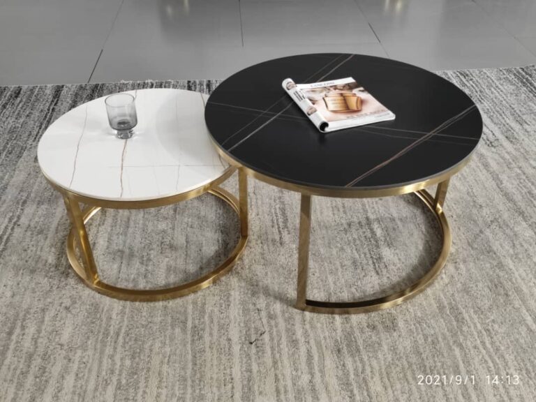 Coco nesting marble coffee table
