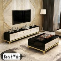 Nordic TV Unit & Coffee Table Set - Image 5