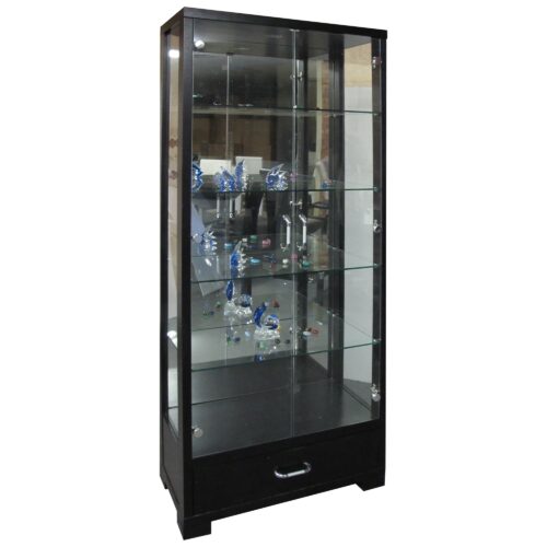 Raya display cabinet black
