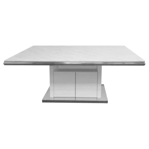 Casterley Stone Top Modern Dining Table,