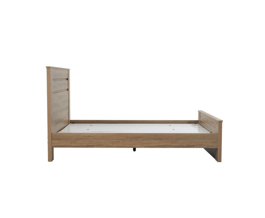 Allyson Wooden Bed Dark Oak Easy Home Furniture