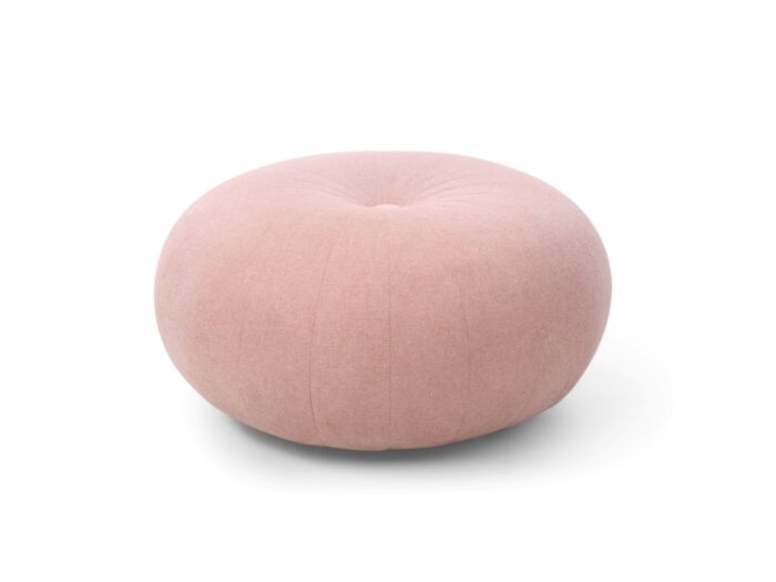 Round Ottoman Pink