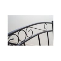 Head design metal bed frame