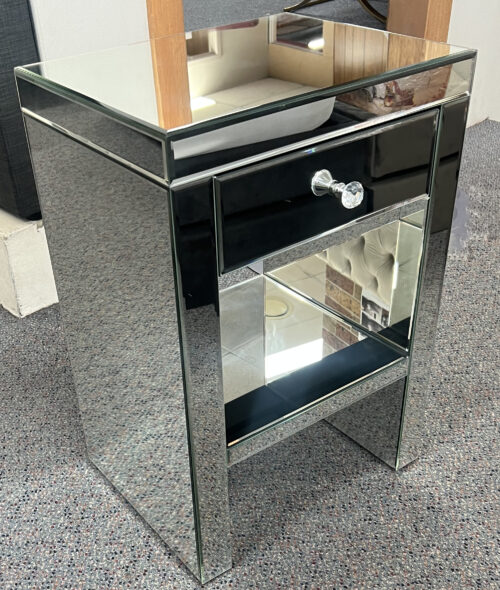 Mirror Bed Side table