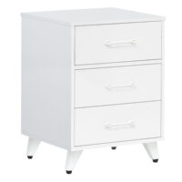 hana bed side table white