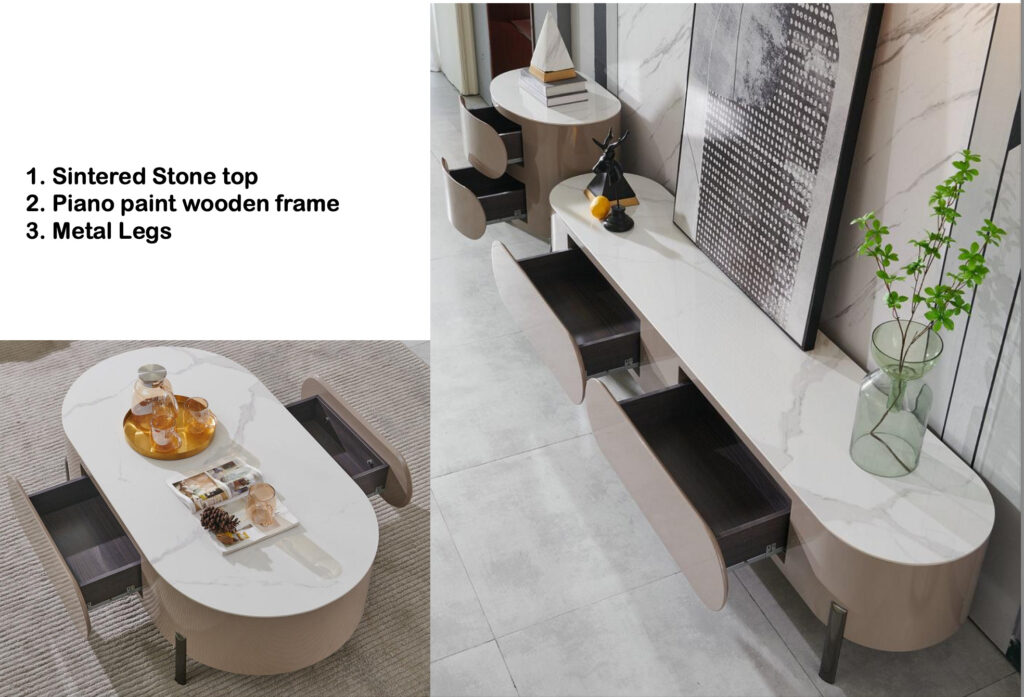 Central TV unit and Coffee Table Easy Home Furniture