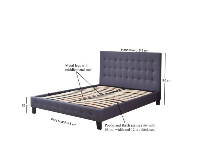 Dimension of begnas bed frame