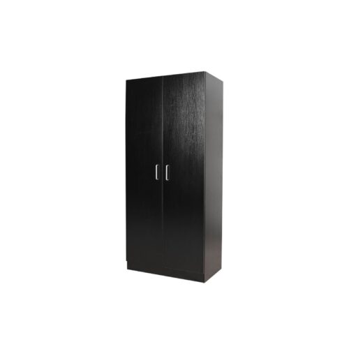 Redfern wardrobe with 2 doors combo black