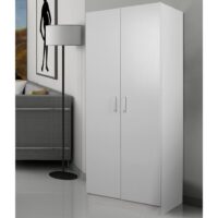 Redfern wardrobe with 2 doors white combo