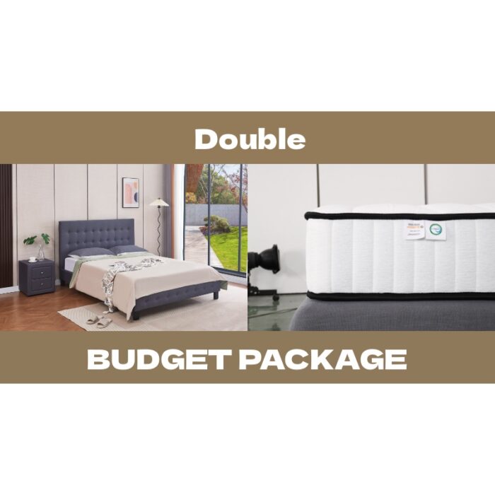 Double bed and mattress package