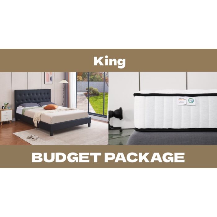 Fewa king bed and mattress