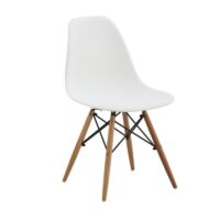 Finn white dining chairs