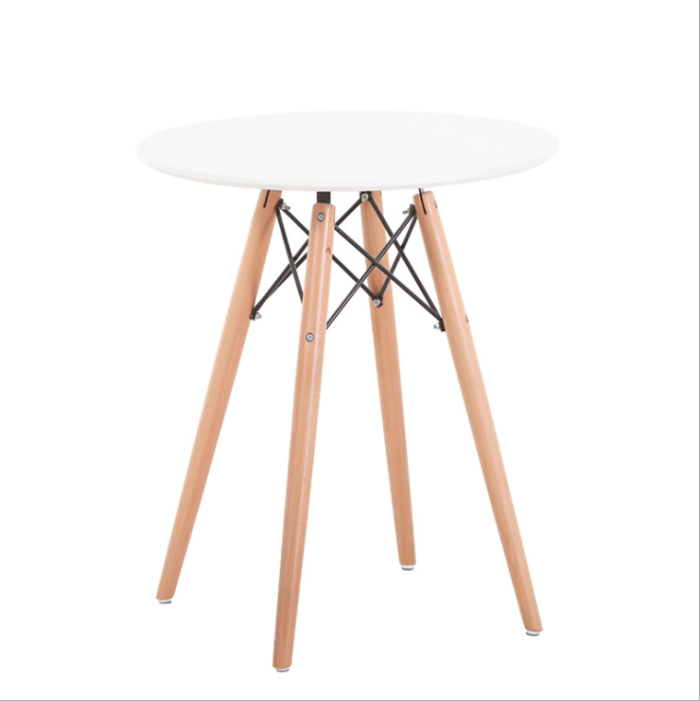 small round white dining table