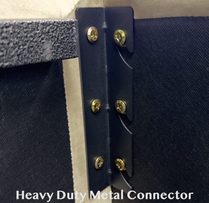 black velvet bed frame Metal connector