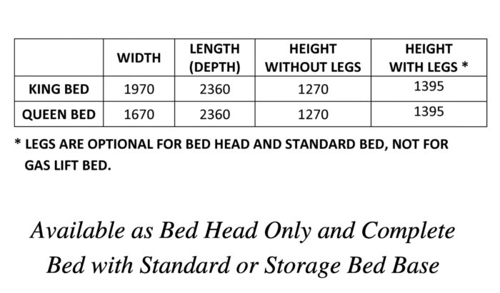 Measurement of triton velvet bed