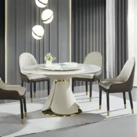 White round dining table