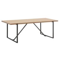 Jenny dark oak dining table 180cm