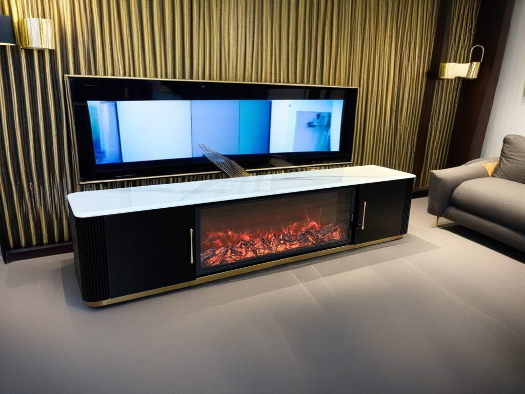 TV Unit with Fireplace: Elevate Your Living Space with Luxury - Easy ...