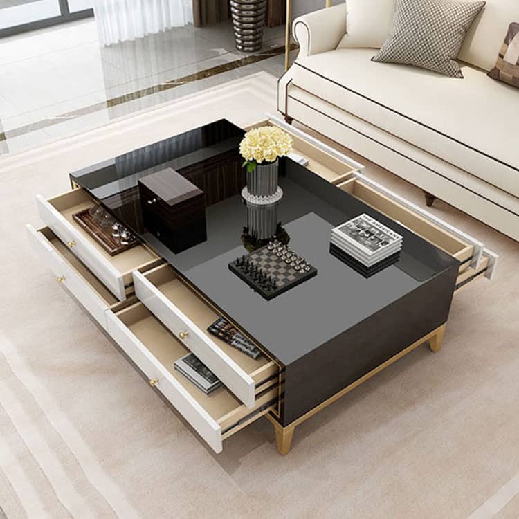 Nordic Tempered Glass Coffee Table 