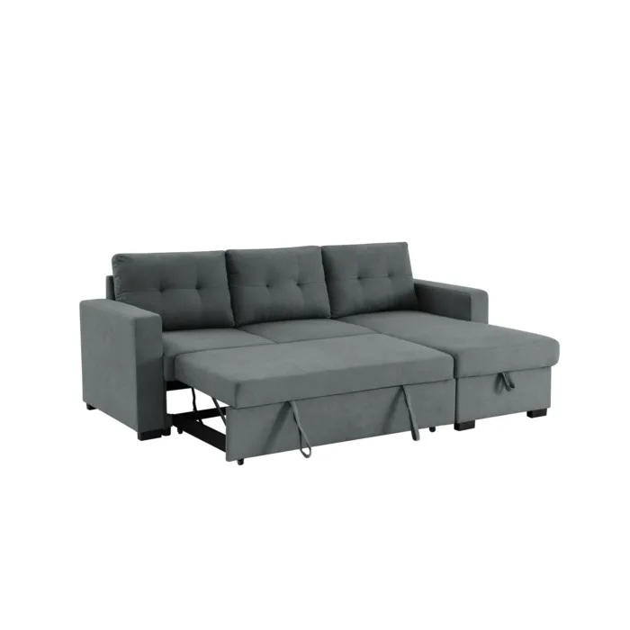 Drake Budget Sofa Bed With Storage Dark Grey - Image 4