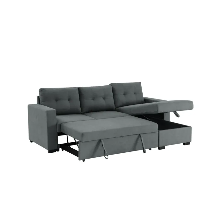 Drake Budget Sofa Bed With Storage Dark Grey - Image 5