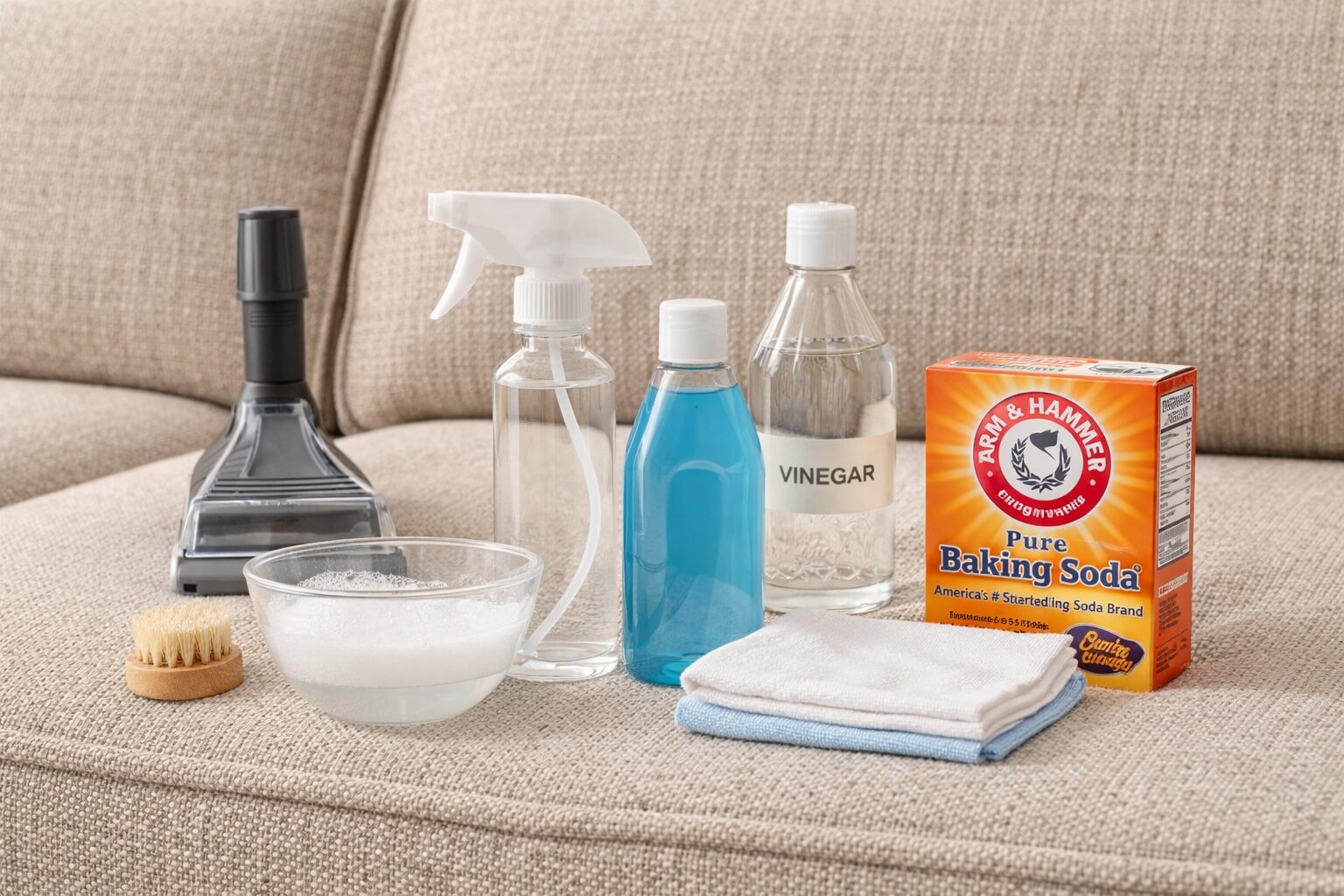 Things You’ll Need to Clean a Fabric Sofa