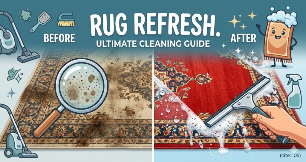 How To Clean A Rug At Home (Step by Step Guide)