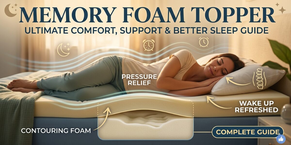 Memory Foam Mattress Toppe