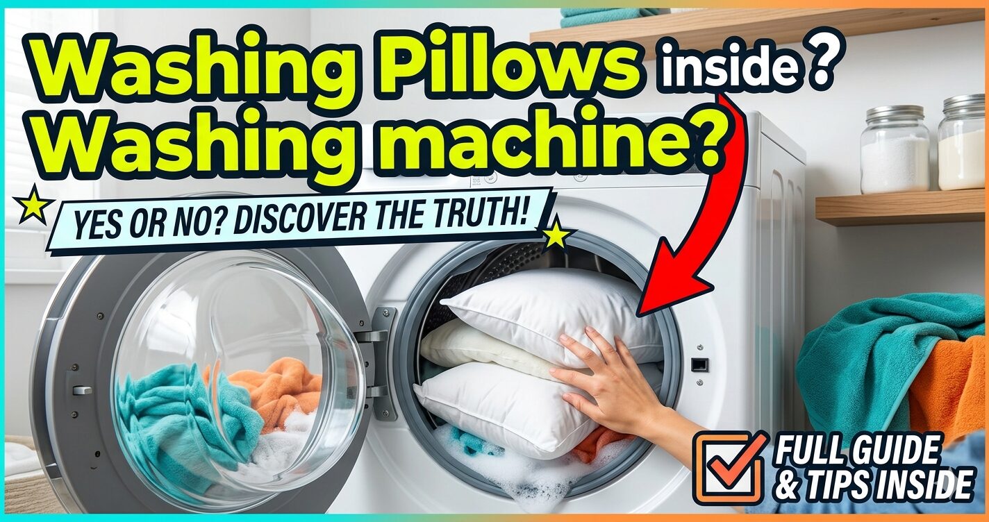 Can You Wash Pillows in a Washing Machine