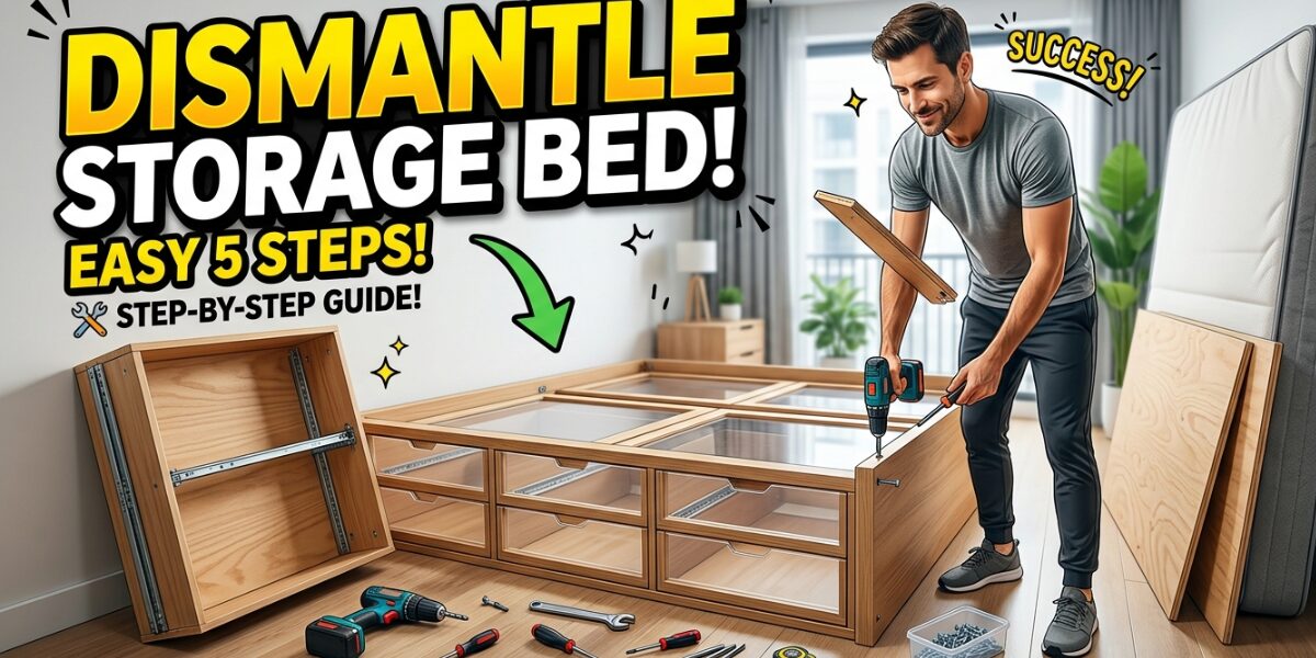 How to Dismantle a Storage Bed Frame