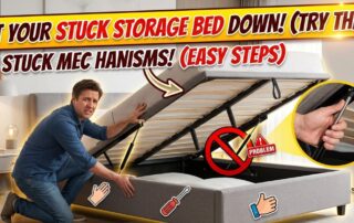 How to Get Storage Bed Down When Stuck