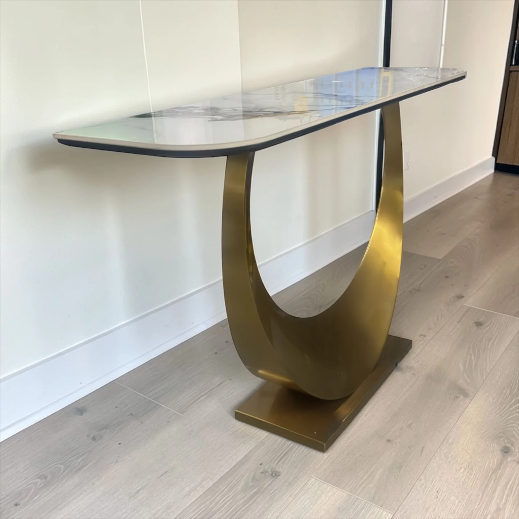 Crescent Sintered Stone Console Table - Image 2