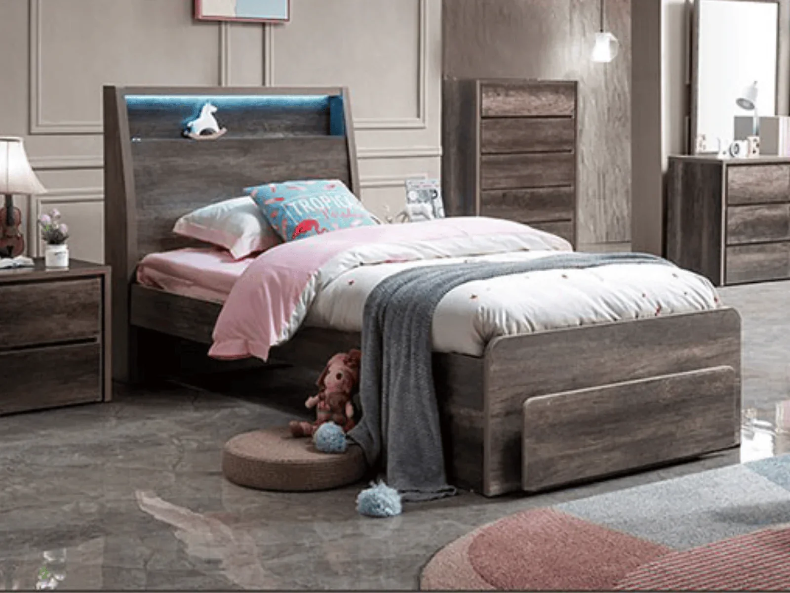 Atlas King Single Bed Frame - Image 3