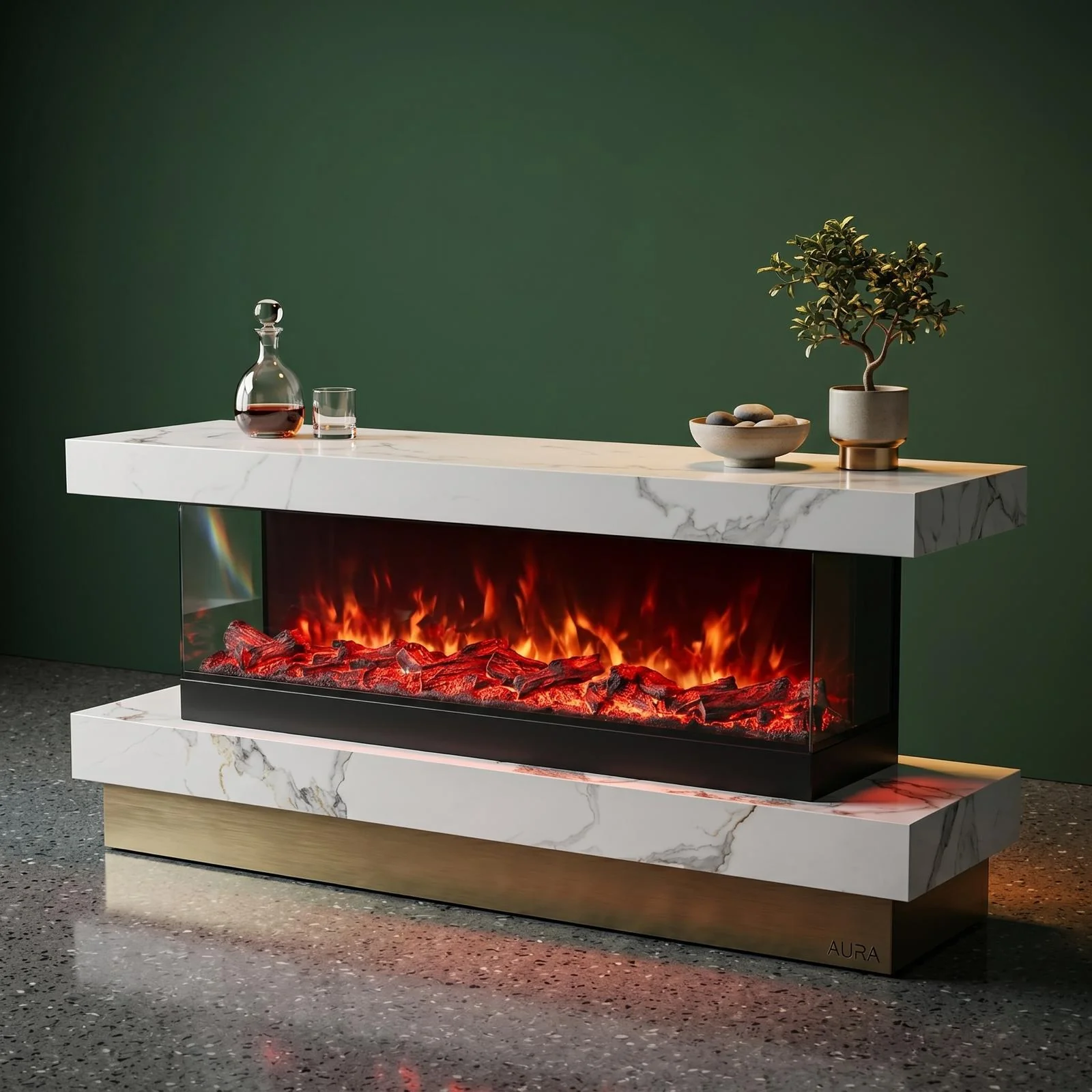 Astoria Luxe Fireplace Entertainment Unit