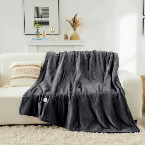 CosyHeat Electric Fleece Throw Blanket