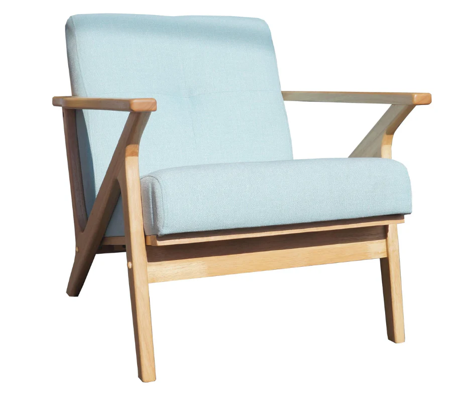 Nordica Mint Upholstered Accent Armchair