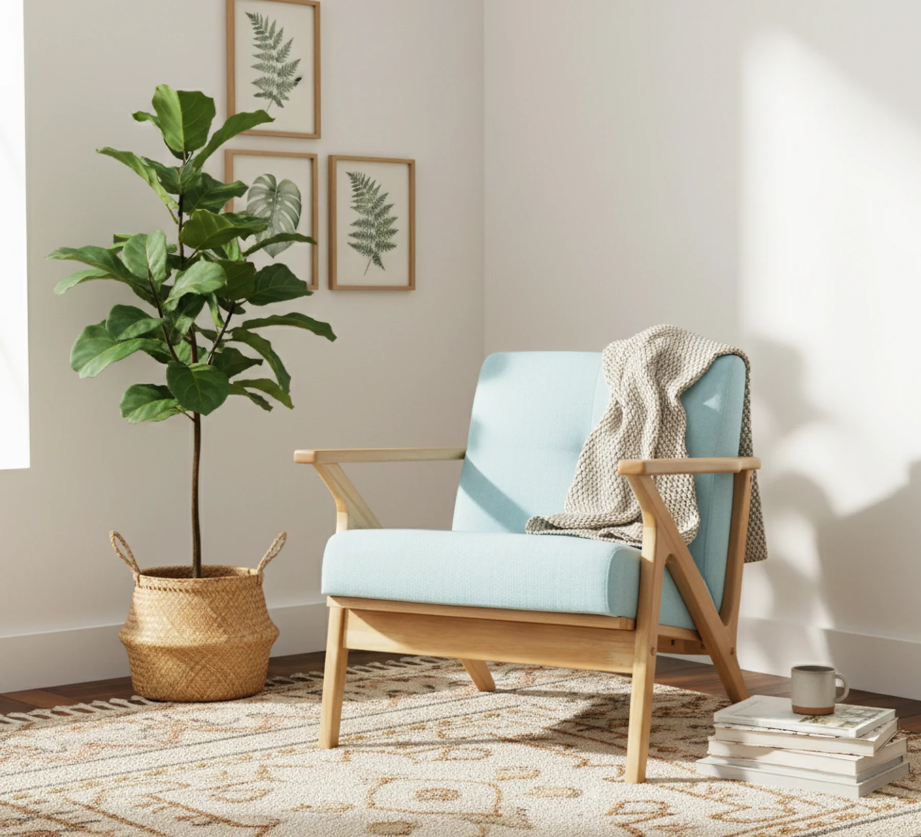 Nordica Mint Upholstered Accent Armchair - Image 6