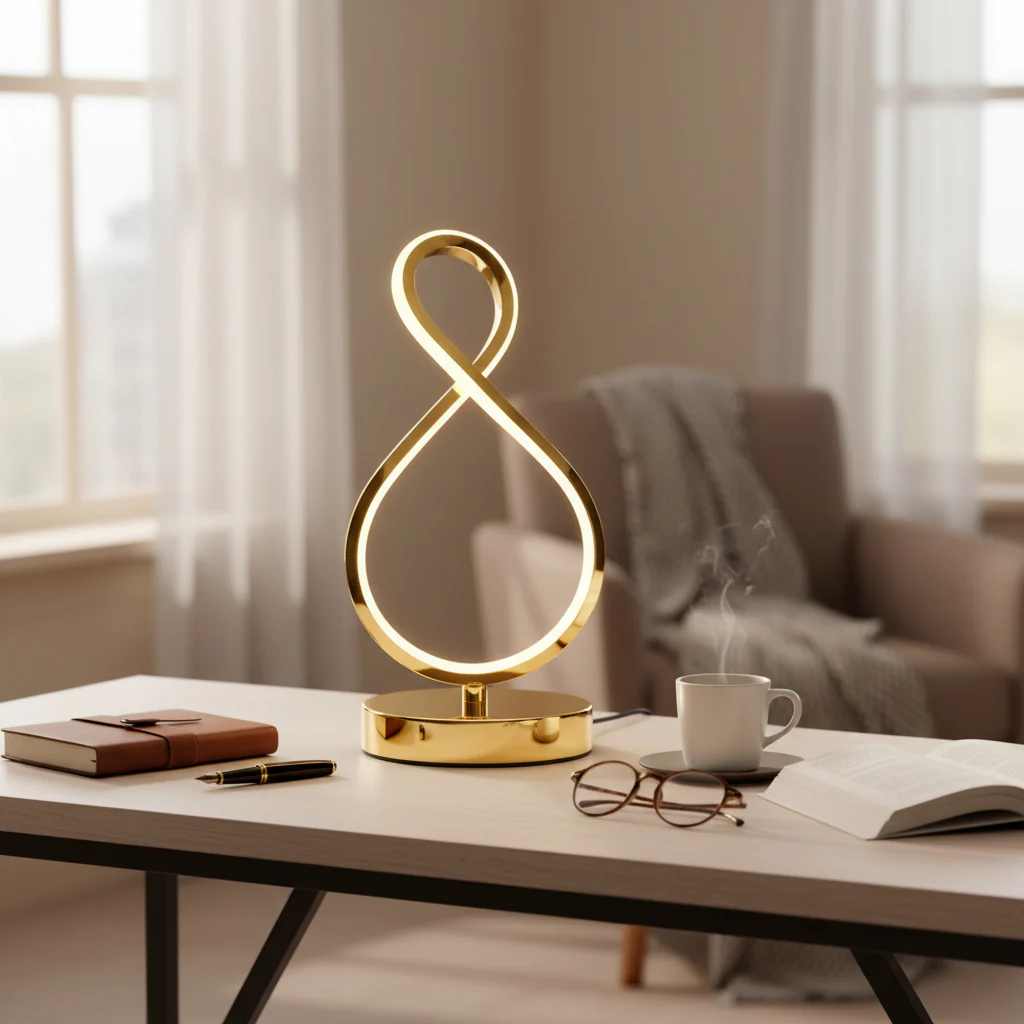 Infinity Glow LED Table Lamp