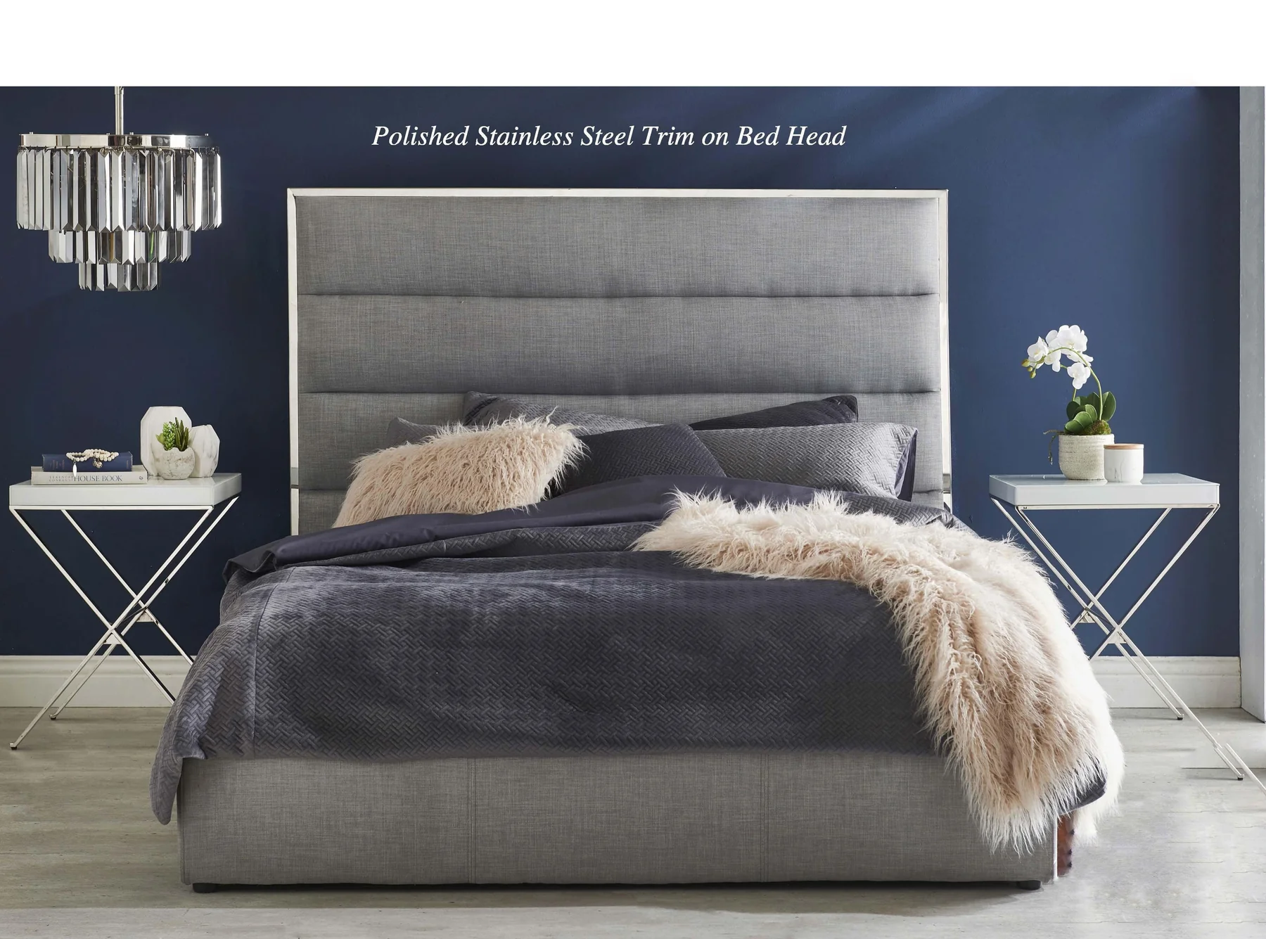 Lewis Fabric Bedhead - Image 2
