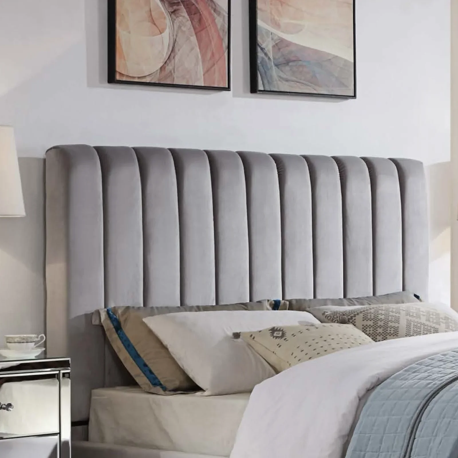 Belair Velvet Bedhead - Image 5