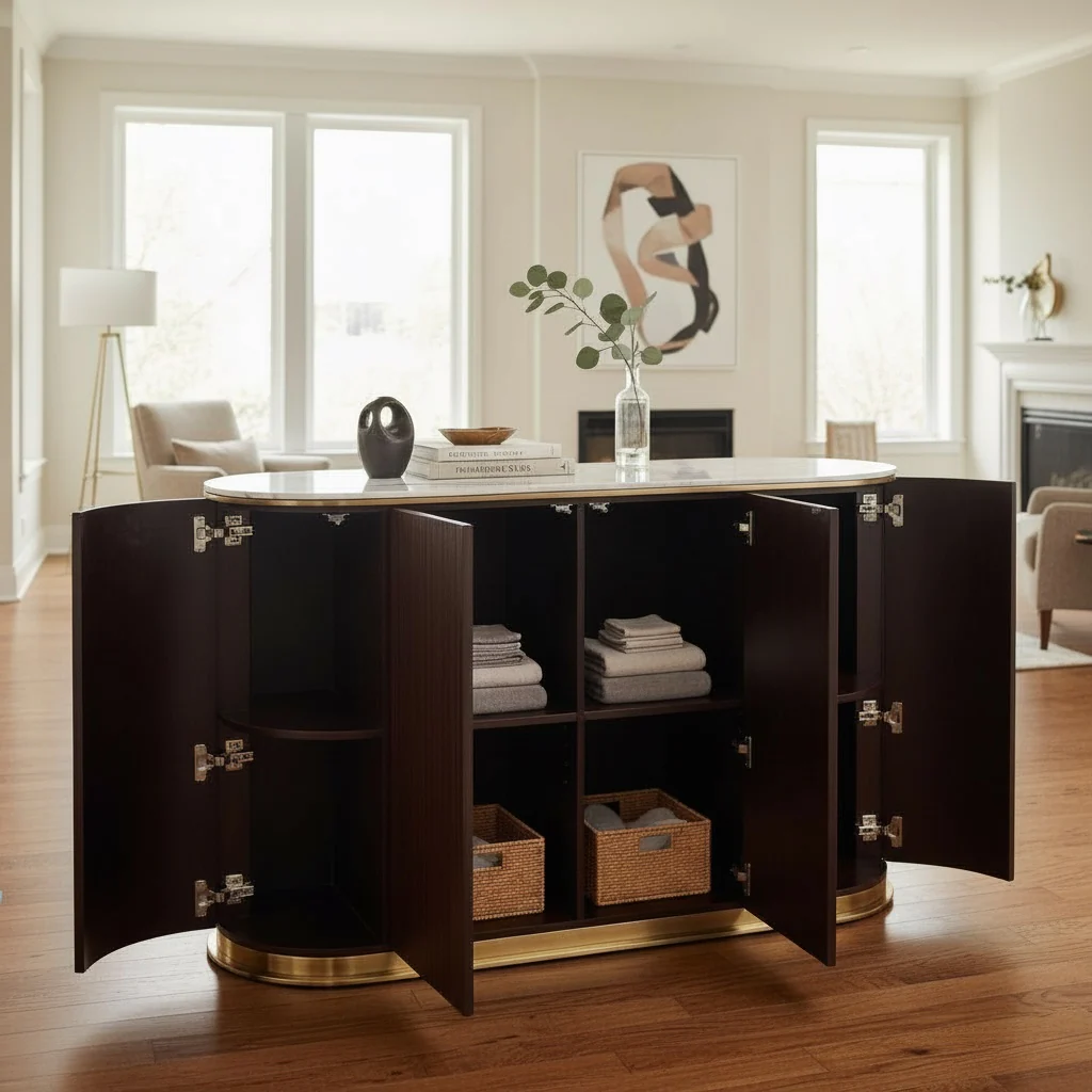 Arcadia Luxury Buffet Table Oval Shaped - Image 2