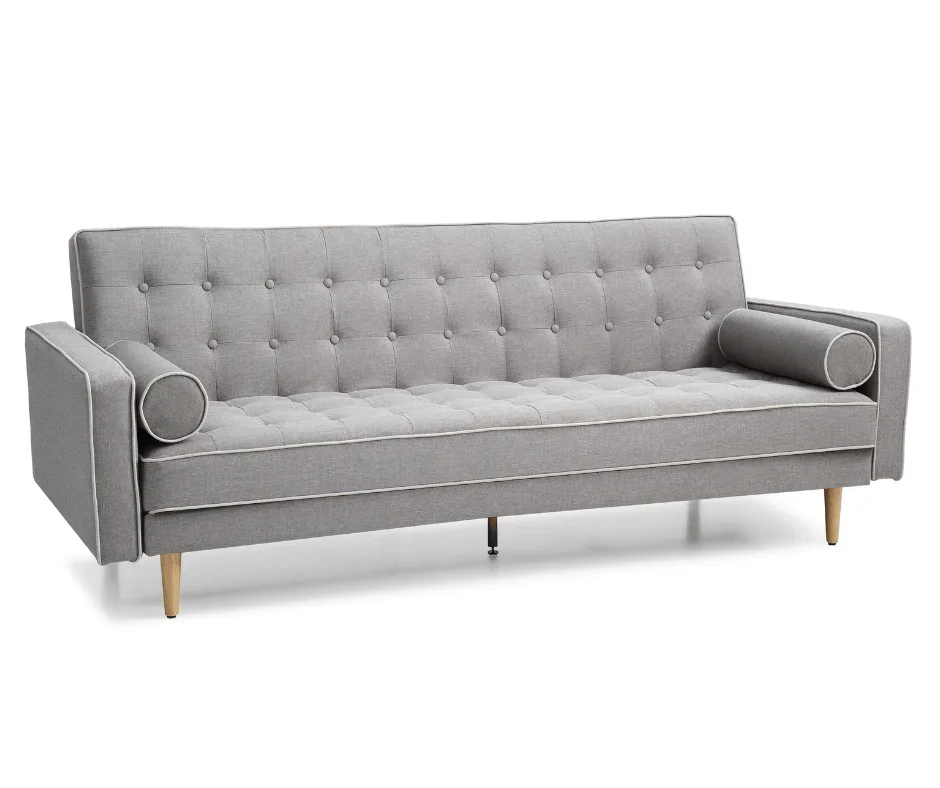 Grey Sofia 3 Seater Sofa Bed - Image 7