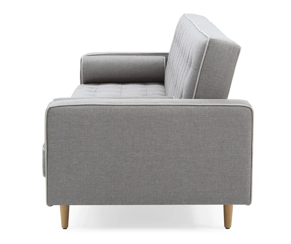 Grey Sofia 3 Seater Sofa Bed - Image 6
