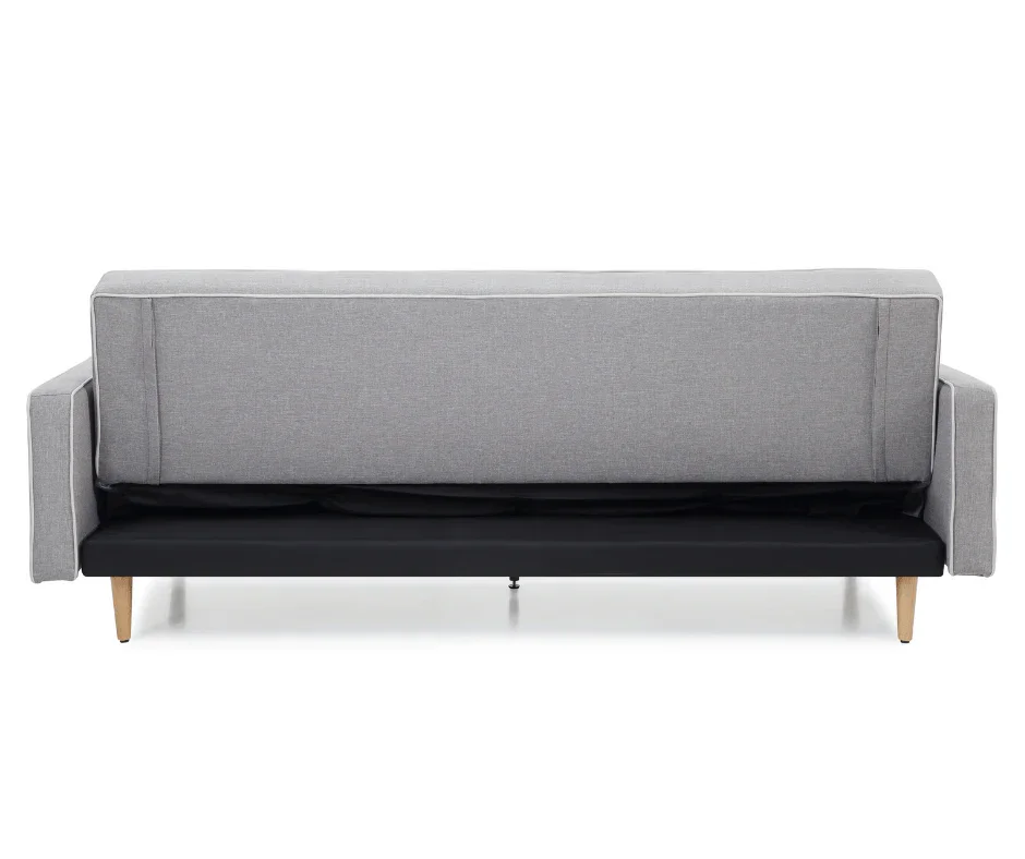Grey Sofia 3 Seater Sofa Bed - Image 5