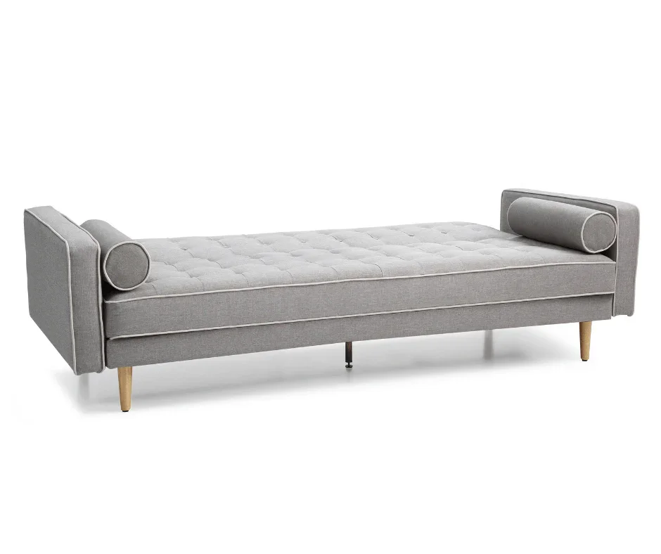 Grey Sofia 3 Seater Sofa Bed - Image 3