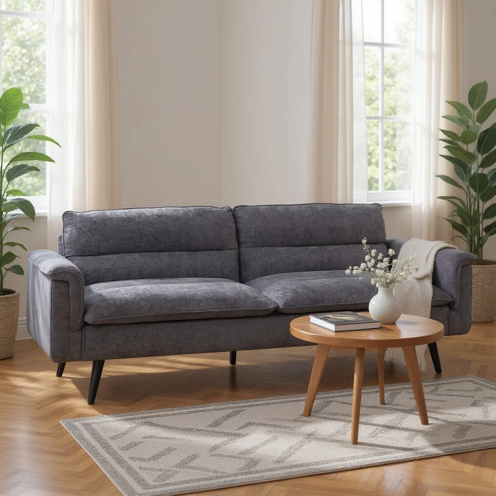 Blue Archie Sofa Bed