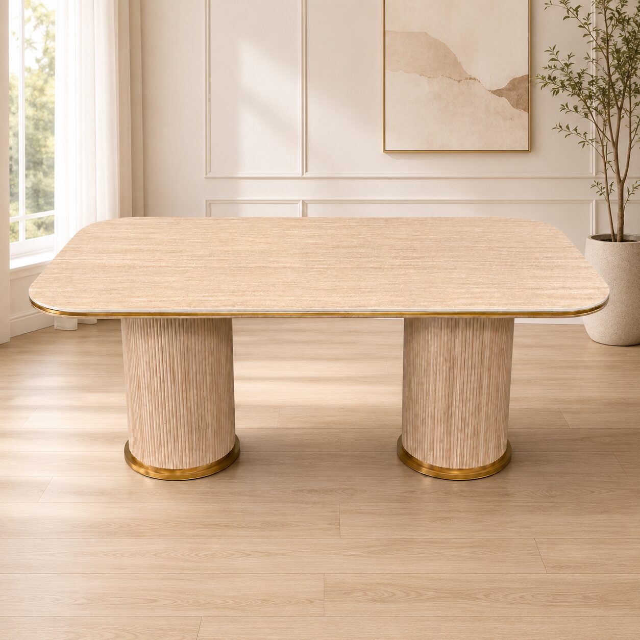 Elra Luxe Dining Table (Customisation accepted)
