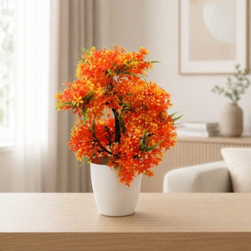 Autumn Glow Orange Artificial Plant