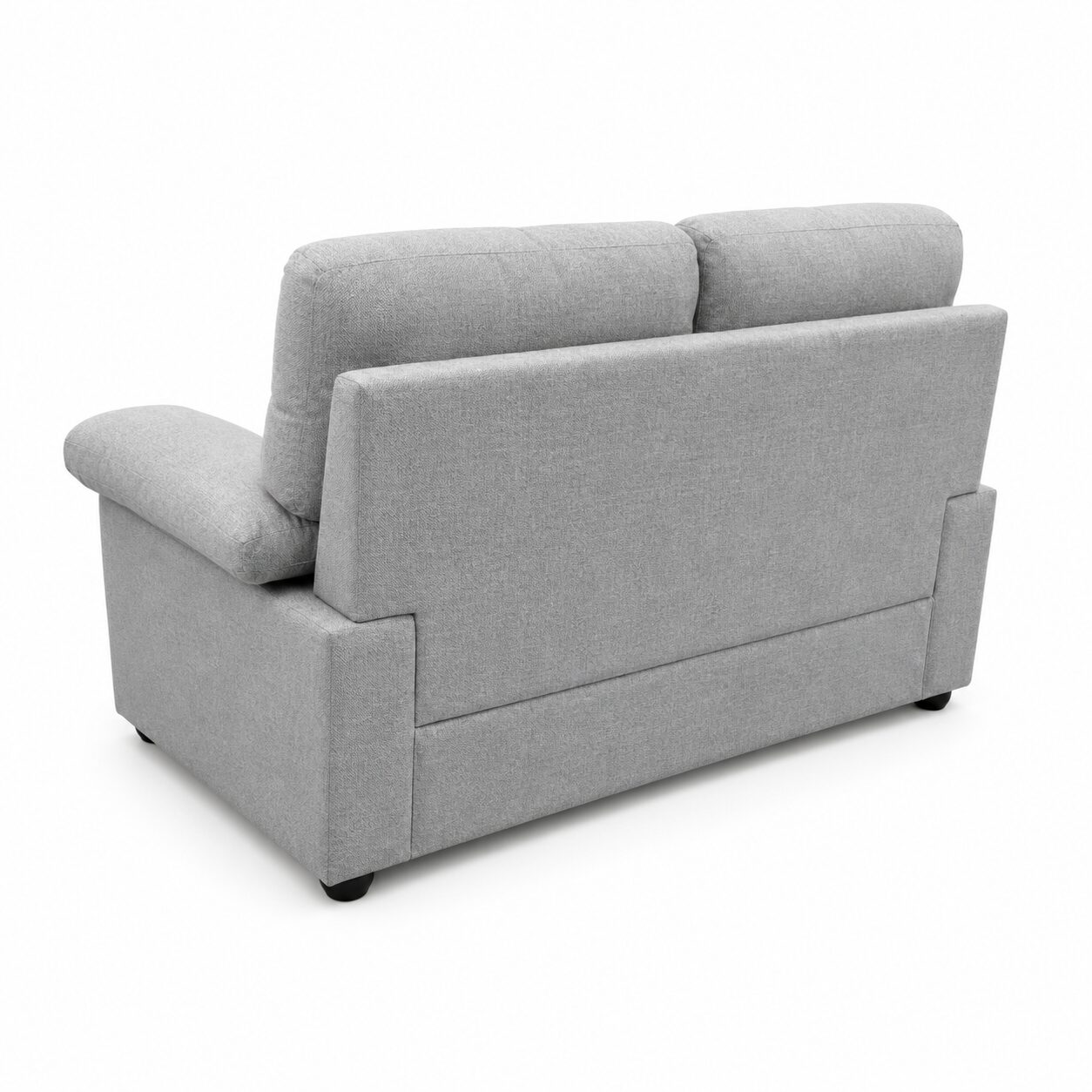 Elora 2-Seater Sofa – Mid Grey - Image 3