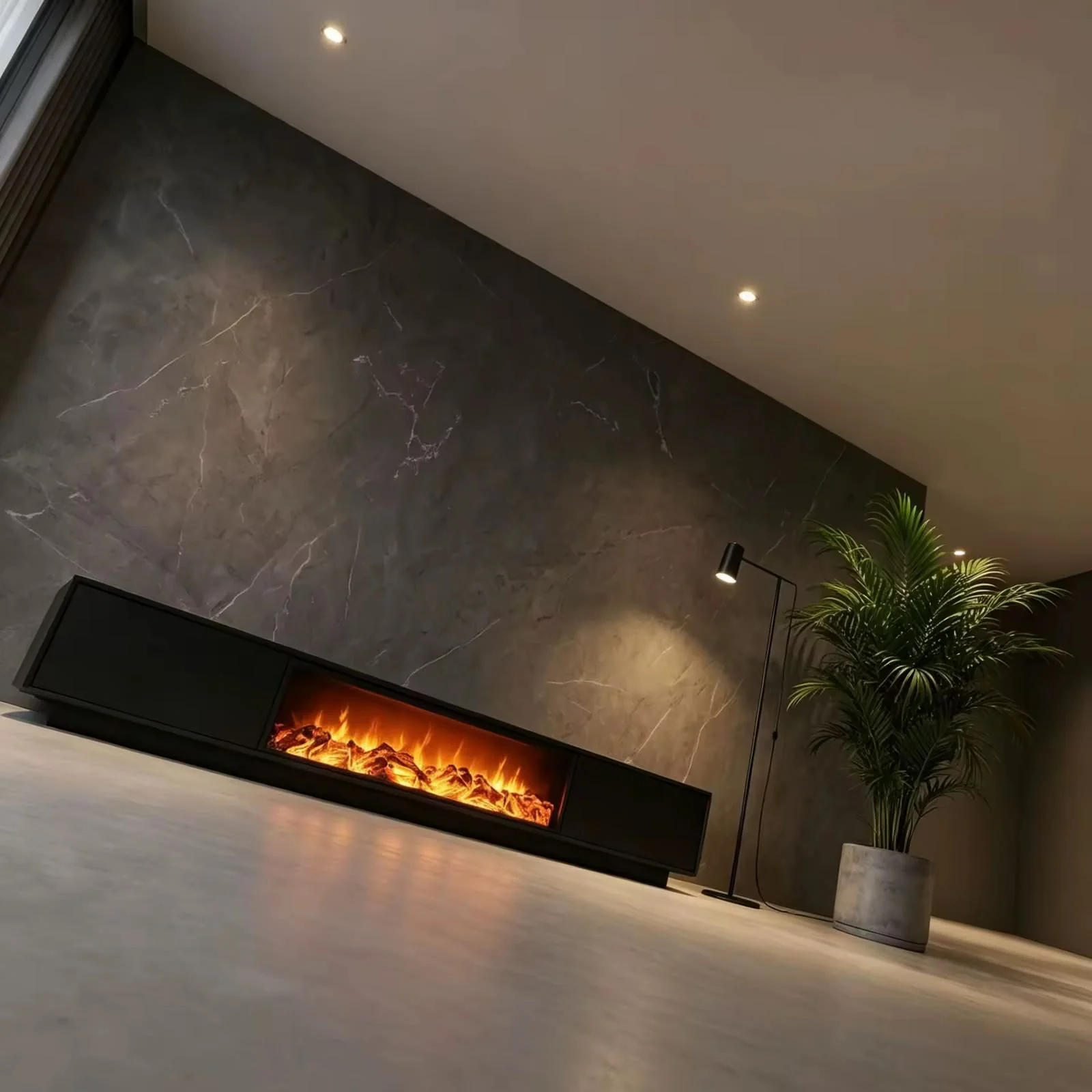 Elra Luxe Electric Fireplace TV Unit - Image 7